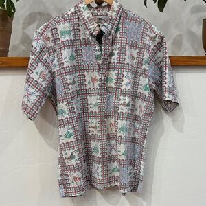 Vintage Reyn Spooner Christmas “Mele Kalikimaka” Popover shirt.